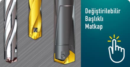 Değiştirilebilir Başlıklı Matkap